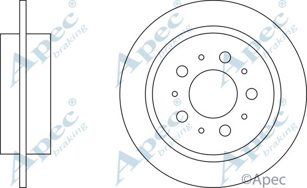 APEC BRAKING Jarrulevy DSK811